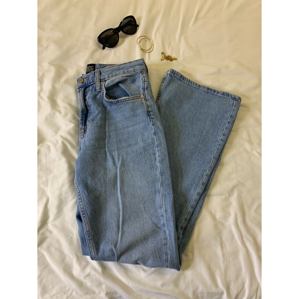 BDG high waisted wide leg jeans